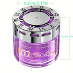 Solid Car Perfume Balm 2-Pack – Long-Lasting Light Fragrance Car Air Freshener & Interior Ornament, 5 Scent Combos: Lavender, Black Forest, Cologne, Wilderness & Gardenia Berry