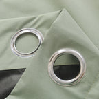 Blackout Curtains Sage Green 100% Light Blocking Thermal Insulated Grommet Drapes – Noise Reducing Energy Efficient Bedroom & Living Room Panels | 5 Sizes Pack of 2