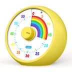 60-Minute Visual Countdown Timer | Silent, Color-Coded | Classroom, Office & Kitchen