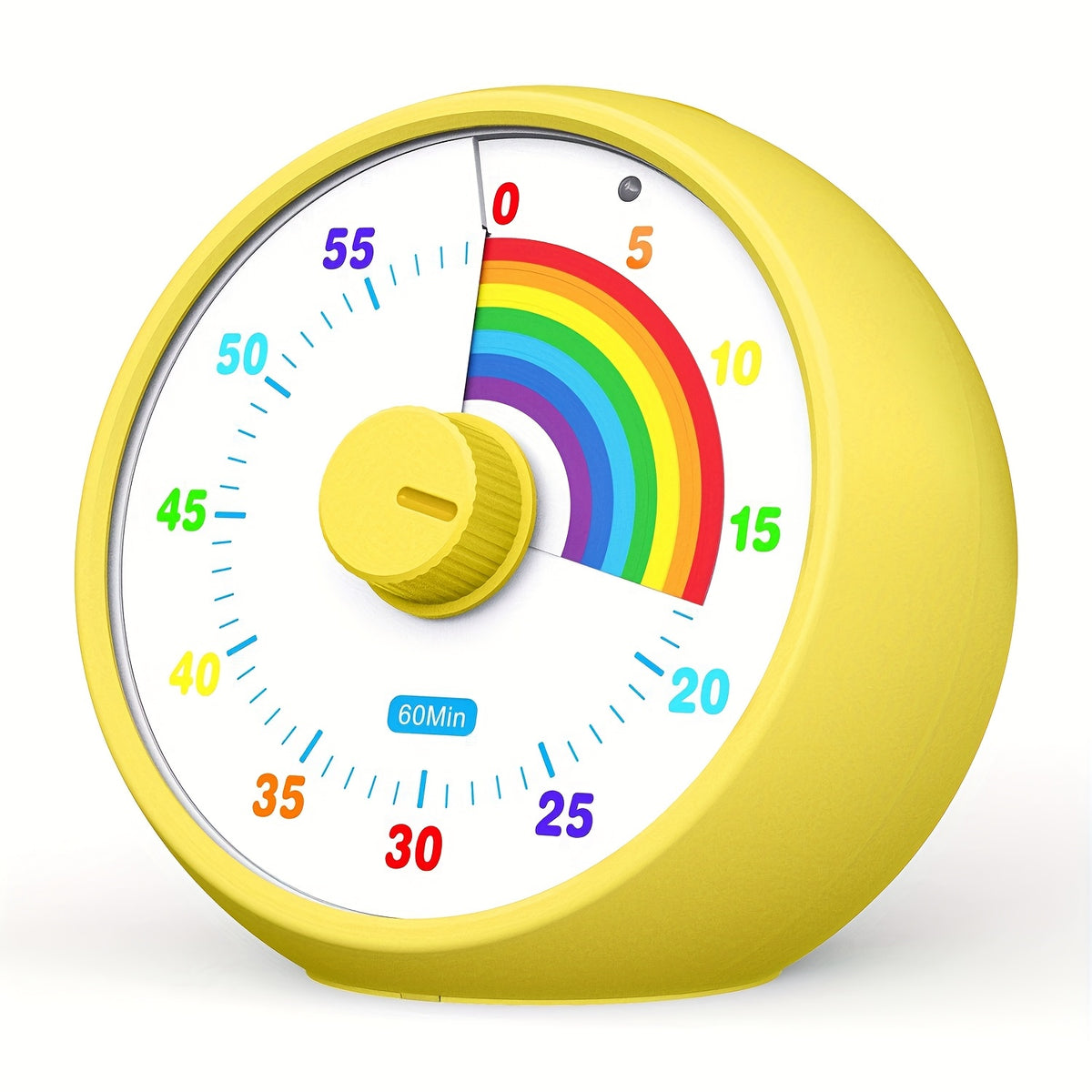60-Minute Visual Countdown Timer | Silent, Color-Coded | Classroom, Office & Kitchen