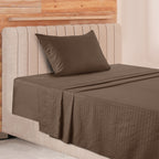 Luxury Striped Bed Sheet Set 3 or 4 Pcs – Hotel-Quality Deep Pocket 16", Extra Soft Breathable Cooling Sheets, Wrinkle & Fade Resistant, Twin Twin XL Full Queen King Cal King, 11 Colors