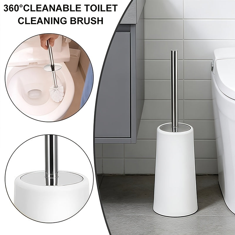 7-Piece Luxury Bathroom Accessory Set Modern Style Trash Can Toilet Brush Soap Dispenser Dish Toothbrush Holder Mouthwash Cup