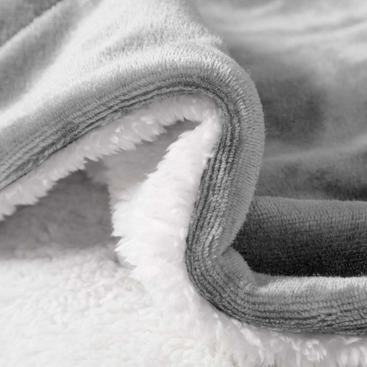 480GSM Heavy Sherpa Fleece Blanket Double-Sided Reversible Warm Throw for Couch Bed Office Travel All Season Comfort Sofa Decoration Holiday Gift