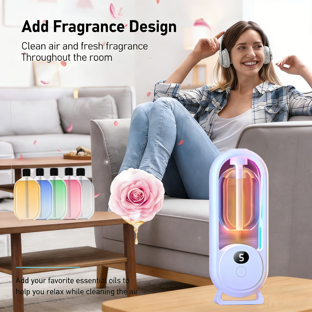 Hotel Spa Aromatherapy Diffuser Large Capacity Humidifier with Essential Oils 5 Settings Bedroom Living Room Yoga Room