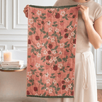 Four-Layer Gauze Jacquard Hand Towel & Kitchen Towel Set Thickened Soft Absorbent Quick Dry - Floral Pastoral Style Multi-Function 4 Designs | Nuvia Haven