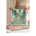 Four-Layer Gauze Jacquard Hand Towel & Kitchen Towel Set Thickened Soft Absorbent Quick Dry - Floral Pastoral Style Multi-Function 4 Designs | Nuvia Haven