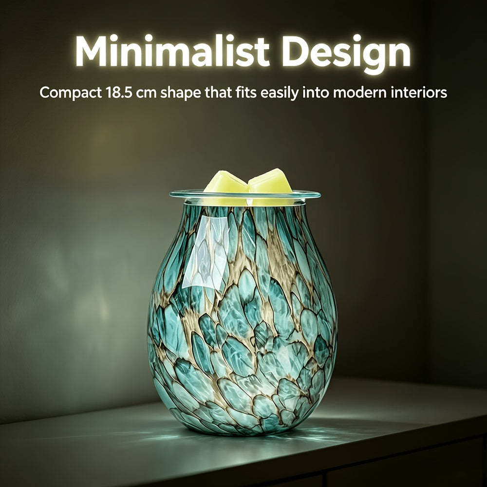 3D Glass Melt Wax LED Candle Light 7 Color Changing Mood Light for Home Office Room Decor Holiday Gift 1pc or 2pc Set