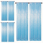 Sequin Backdrop Curtains – Glitter Party & Wedding Background Panels, 2ft×8ft per Panel, 4/6/8 Panel Sets, 29 Colors for Birthday, Stage, Bridal & Event Decor