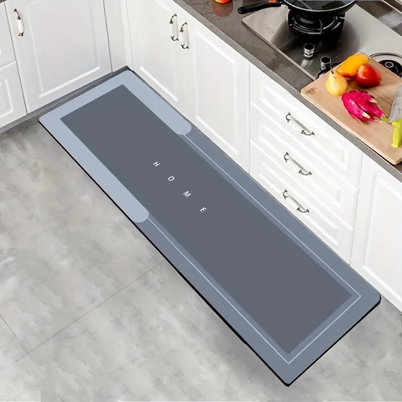 Diatomaceous Earth Bath Mat Non-Slip Absorbent - Quick Dry Stone Bathroom Rug, Soft Floor Mat for Bathroom Kitchen Door, 4 Colors 2 Sizes