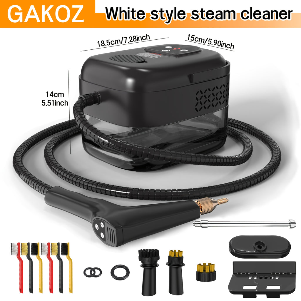 Steam Cleaner 9-Gear 47oz - High-Pressure Handheld with 9-Speed Adjustment, LCD Display & 47.34oz Tank for Kitchen, Carpet & Sofa | 7 Colors