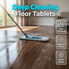 Floor Cleaning Pads 30pcs Soluble Scented Tablets – Multi-Surface Cleaner for Tiles, Hardwood & Sealed Floors, Safe Non-Toxic Powerful Dirt Removal Floor Cleaning Solution