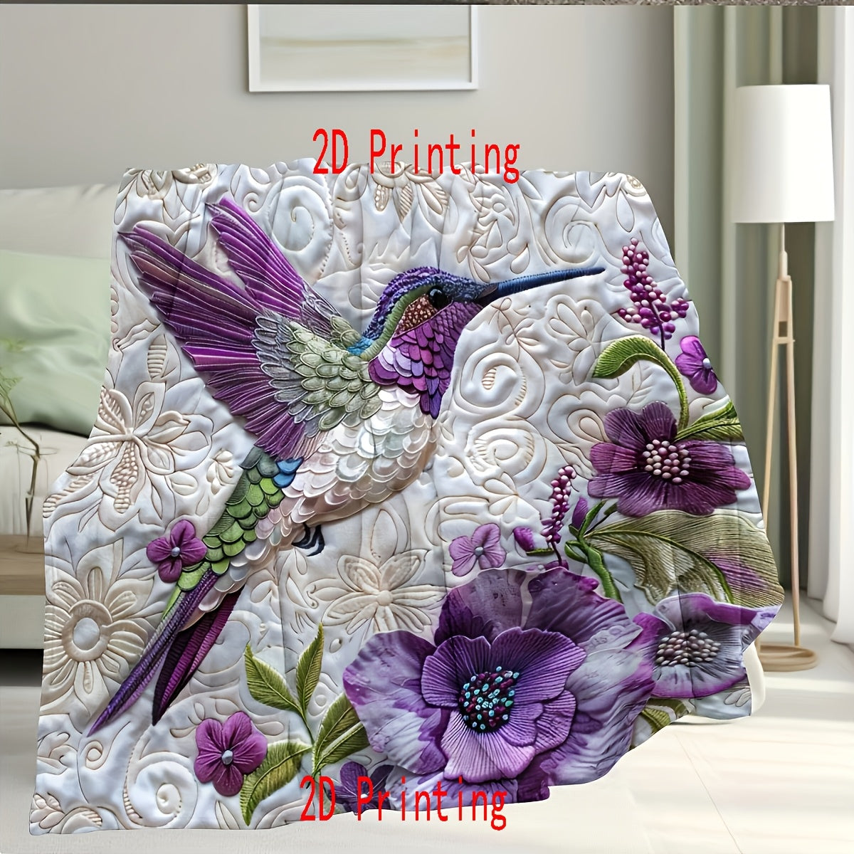 Butterfly Flannel Blanket – Soft Gift for Mom from Daughter | 2D Print Throw Blanket | Mother’s Day, Christmas, Thanksgiving & Birthday Gift | 4 Sizes