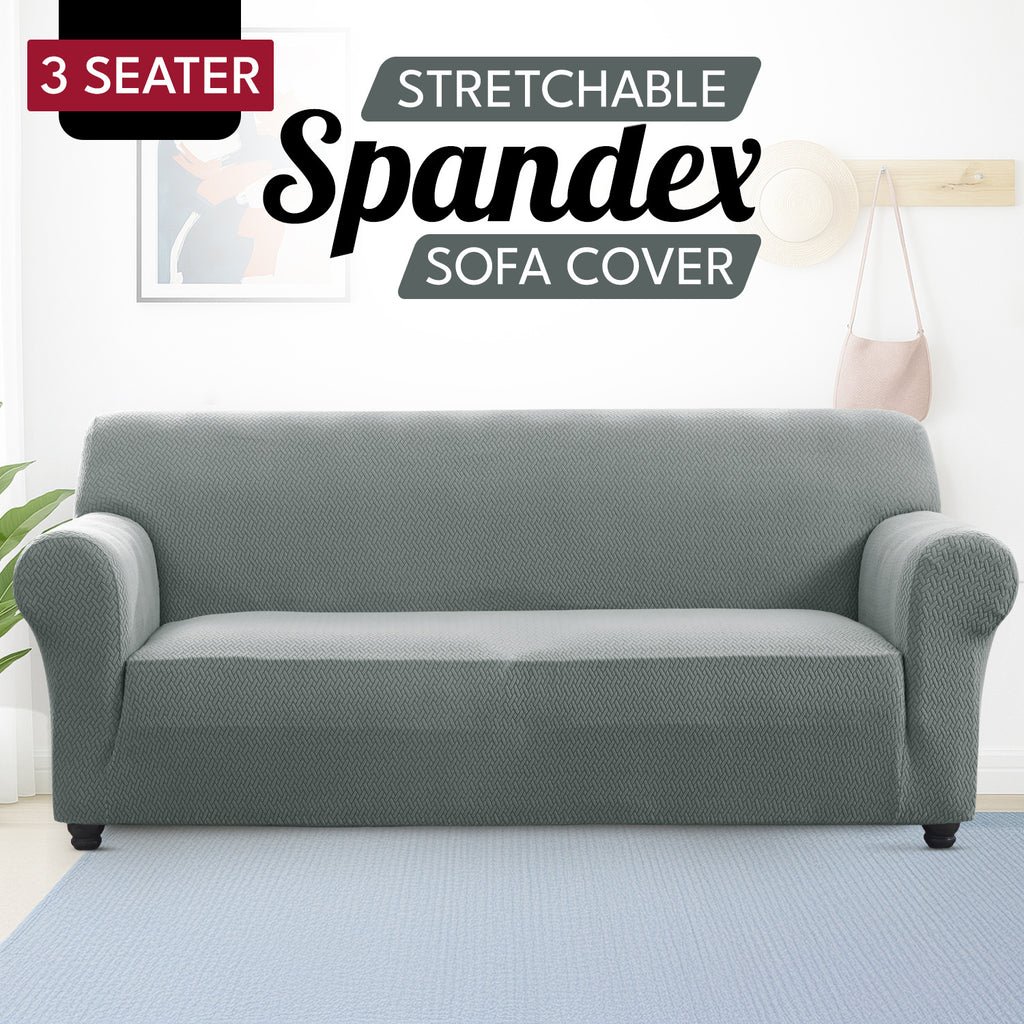 Spandex Stretch Sofa Cover Non-Slip Washable Couch Slipcover for 1 2 3 Seater Elastic Furniture Protector Pet & Kid Friendly Living Room Bedroom Home Decor