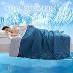 Cooling Blanket for Hot Sleepers Dual-Sided Soft Lightweight Reversible Summer Throw Machine Washable Multipurpose Bedding Travel Lounging Purple Green Blue Pink Sky Blue 39x59 59x79 79x91 Inch