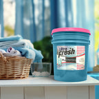 Ultra Fresh 6X Concentrated Liquid Laundry Detergent 5 Gallon with Pump, Up to 640 Loads HE Compatible All Machine Types, No Phosphates No Bleach, 4 Scent Options