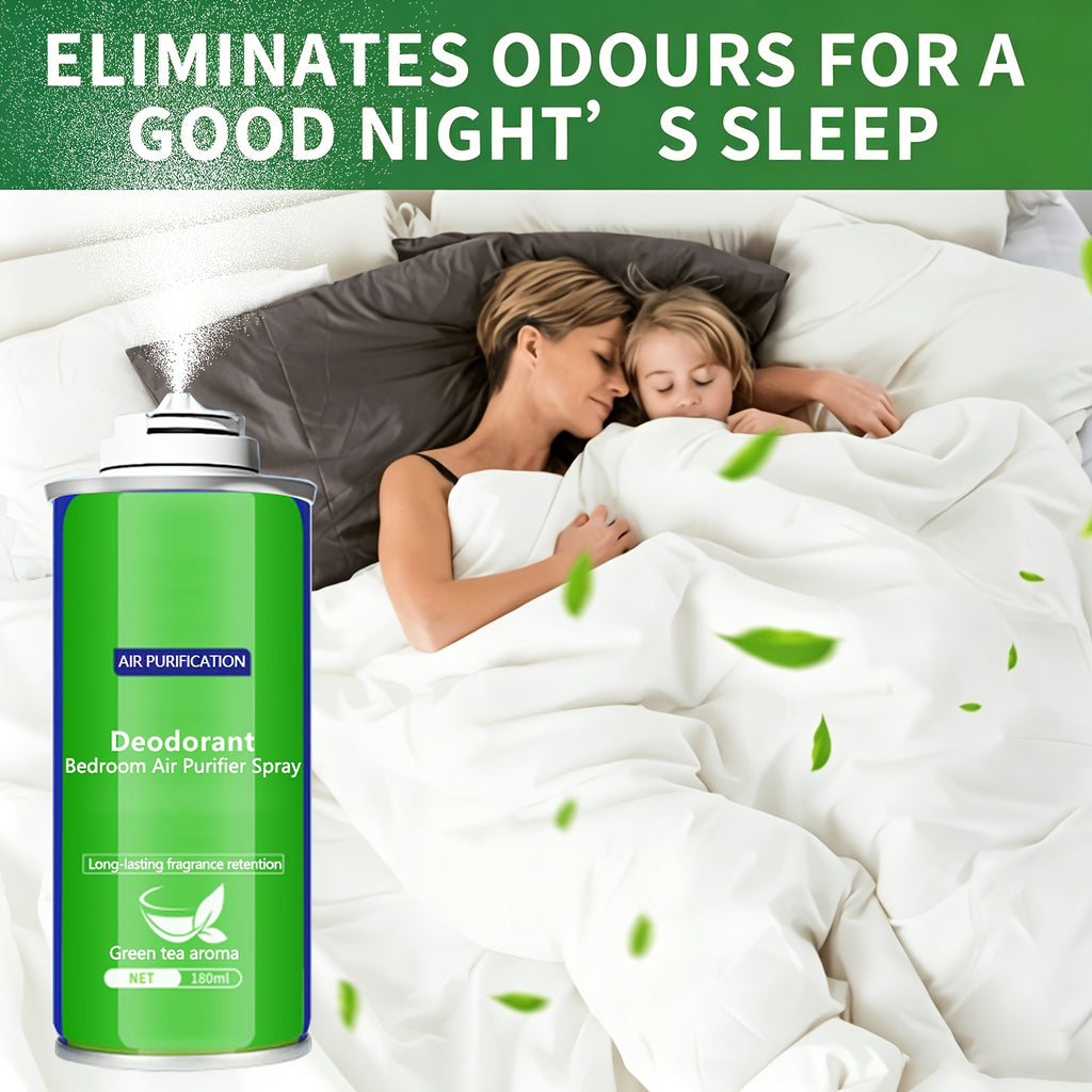 Bed & Fabric Fresh Spray 6.09oz – Natural Deodorizer for Quilts, Pillows & Bed Sheets, Long-Lasting Mild Formula