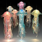 Jellyfish Lantern Party Decorations Colorful Translucent Hanging Lights – 5 or 9 Piece Set for Halloween, Christmas, Weddings & Birthday Indoor Outdoor Festive Decor