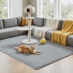 Fluffy Plush Area Rug 1.6 Inch Thick Non-Slip Machine Washable Polyester Tie Dye Rectangle Carpet for Living Room Bedroom Multiple Sizes and Colors