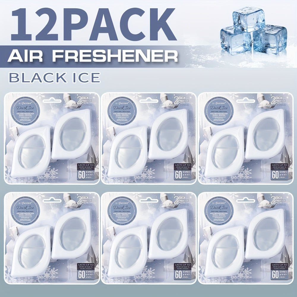 Small Space Air Freshener 2, 6 or 12 Pack – Odor Eliminator for Closets, Bathrooms & Pet Areas, 6 Scents, 0.25 fl oz Each Lasts Up to 30 Days, Fresh Scent Home Deodorizer