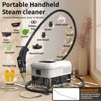 Portable Steam Cleaner 2500W High-Temperature High-Pressure Household Cleaner – 9-Speed Carpet & Floor Steam Mop with 1200ml Tank, Handle Switch, 3 Models: Basic, Upgraded & Intelligent