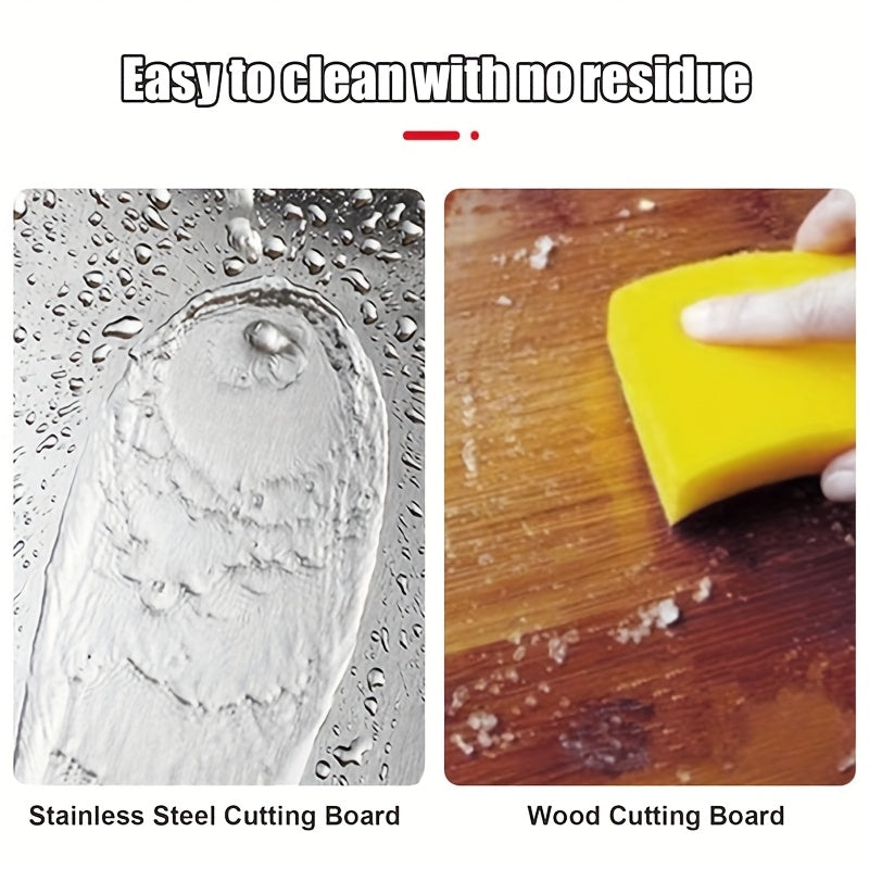 Stainless Steel Cutting Board Set 3 Piece - Dual-Sided SUS304 Metal Chopping Boards Non-Stick Rust-Resistant BPA-Free Portable for Kitchen Camping Picnic, Meat Fruit Vegetables