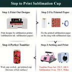 Sublimation Glass Tumbler Bulk Set 12 Pack with Bamboo Lid Straw & Brush – 16oz Clear or Frosted Cups for DIY Crafts, Parties & Everyday Drinking