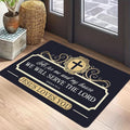 Christian Letter Pattern Doormat - Soft Durable Non-Slip Machine Washable Home Decor Carpet for Living Room Bedroom and Entryway