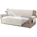 Liquid-Resistant Sofa Cover with Pocket, Geometric Pattern Couch Slipcover Furniture Protector for Pets, Washable Thick Soft 1 2 3 4 Seat Sizes Chair Loveseat Sofa