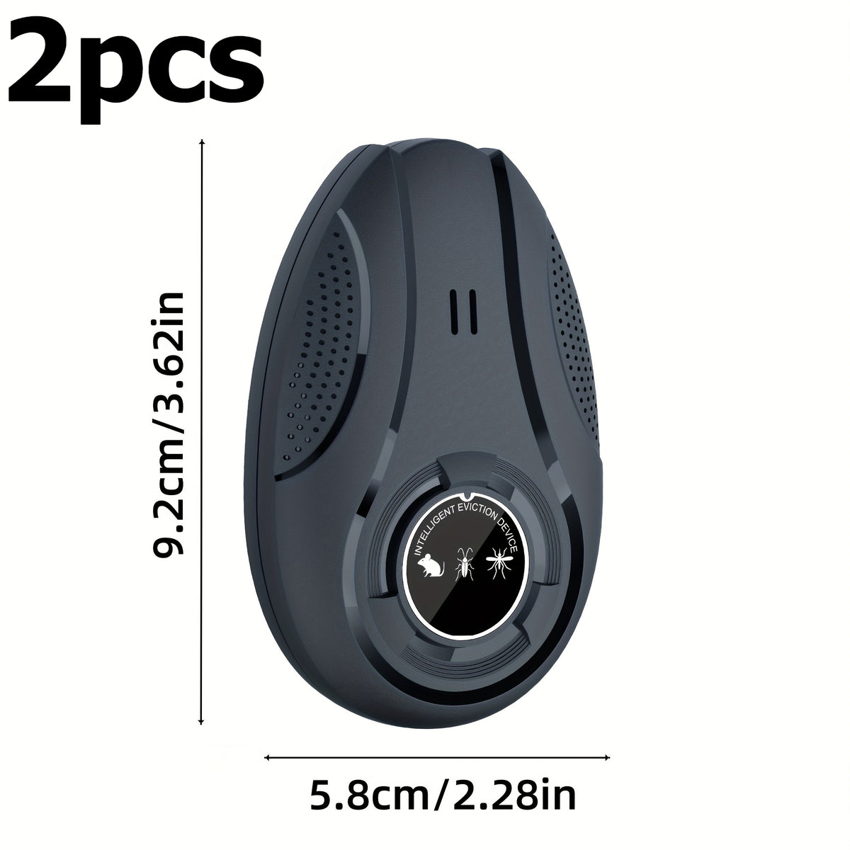 Electronic Soundwave Pest Repeller USB Powered Frequency Conversion Insect Repellent Chemical-Free for Home Shop Warehouse Office Low Voltage Multifunctional