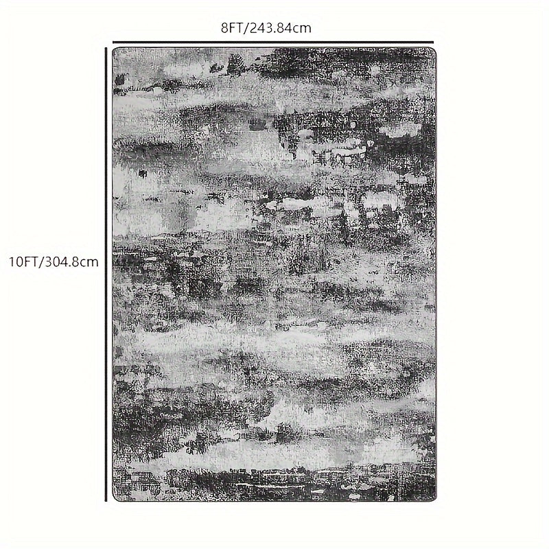 Modern Abstract Area Rug Machine Washable Non-Slip Large Soft Floor Carpet for Living Room Bedroom Dining Room – 6 Sizes 2x5 to 9x12 Ft