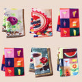 Kitchen Hand Towels Set 6 Pieces – Colorful Printed Tea Towels, Soft Absorbent Holiday Kitchen Cloths for Kitchen Decor & Cleaning
