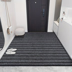 Striped Non-Slip Floor Mat with Rubber Bottom - Dust Removal Entrance Door Mat for Kitchen, Entryway & Indoor Use, Easy Clean Durable Carpet Mat in Multiple Sizes & Colors