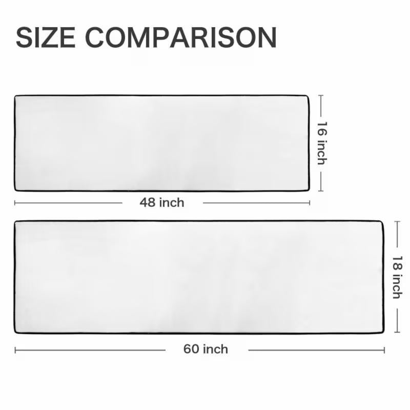 American Flag Runner Mat 18"x60" – Anti-Skid, Machine Washable 100% Polyester Patriotic Rug for Entryway, Living Room, Bedroom & Outdoor (Indoor/Outdoor)