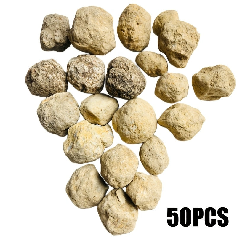 Natural Raw Crystal Stones Bulk Set 20-50pcs – Moroccan Agate Quartz Geode Rough Mineral Specimens, Crystal Cluster Cave Collection for Home Decor, Office Display & Crystal Collectors