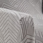 Jacquard Fleece Sofa Slipcover Ruffle Skirt High Stretch Full Coverage Non-Slip Machine Washable Pet-Friendly Couch Cover Single 2 4 Seater Living Room Bedroom Office Grey