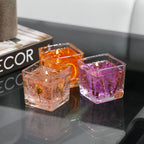 Floral Scented Candle 550g with Real Flower Inlay – Lavender, Rose & Orange Botanical Fragrance Candle in Glass Jar | Long-Lasting Aromatherapy Home Perfume, Perfect Birthday & Housewarming Gift