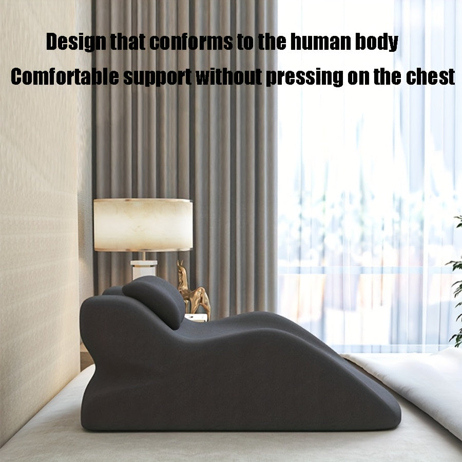 Multi-Functional Leg Pillow Waist Support Prone Sleeping Pillow Office Home Relaxation Lumbar Support Cushion for Lying Down Sleeping Phone Use - 6 Colors