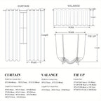 Linen Blackout Curtains 2 Panels – 100% Light Blocking Farmhouse Thermal Insulated Drapes, Rod Pocket Back Tab Ring Clips, Machine Washable, Living Room Bedroom, 9 Colors Multiple Sizes