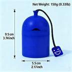 Cute Whale Toilet Tank Cleaner – Automatic Blue Freshener & Deodorizer Tablets, 1200 Flushes, Pine Scent, Fun Bathroom Accessory for Ceramic Toilets – Drop-In Tank Toilet Cleaning Tablet