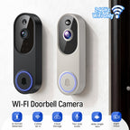 2K Smart Video Doorbell Camera – 166° Wide Angle, AI Human Detection, Two-Way Voice, Night Vision, Cloud Storage & 2.4G WiFi Wireless Doorbell for Home Security