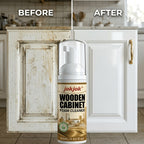 Cabinet Renovation Foam Cleaner Spray – White Wood Furniture Cleaner, Removes Water Stains & Black Marks, Quick-Dry Formula for Kitchen Cabinet Doors, Wardrobes & Wooden Furniture, Whitens with One Spray