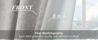Linen Blackout Curtains 2 Panels – 100% Light Blocking Farmhouse Thermal Insulated Drapes, Rod Pocket Back Tab Ring Clips, Machine Washable, Living Room Bedroom, 9 Colors Multiple Sizes
