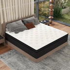 Hybrid Mattress Bed-in-a-Box | 10", 12" & 14" Pocket Spring + Memory Foam, Spinal Support, Fire-Resistant – Twin, Full, Queen, King