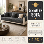 Thickened Honeycomb Velvet Sofa Seat Cover – Solid Color Minimalist Non-Slip Pet-Friendly Cushion Pad | Washable Couch Protector for Living Room, Bedroom & Office | 1-5 Seater + Armrest & Pillow Options