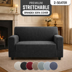 Luxury Spandex Sofa Cover Anti-Slip – Wrinkle-Free Elastic Couch Slipcover, Pet & Scratch-Proof, Machine Washable, All-Season, 7 Colors, 1/2/3 Seater, Living Room Home Decor