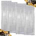 Sequin Backdrop Curtains – Glitter Party & Wedding Background Panels, 2ft×8ft per Panel, 4/6/8 Panel Sets, 29 Colors for Birthday, Stage, Bridal & Event Decor