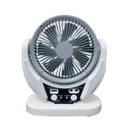 Portable Solar-Powered LED Camping Fan with USB Charging – Foldable 3-in-1 Fan, Light & USB Charger for Outdoor Adventures, Camping & Desktop Use