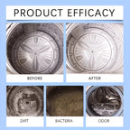 Washing Machine Cleaning Tablets 80 Count Effervescent Deep Clean Dirt Remover Deodorizer Freshener for Front Load Top Load Washers Laundry Machine Cleaner
