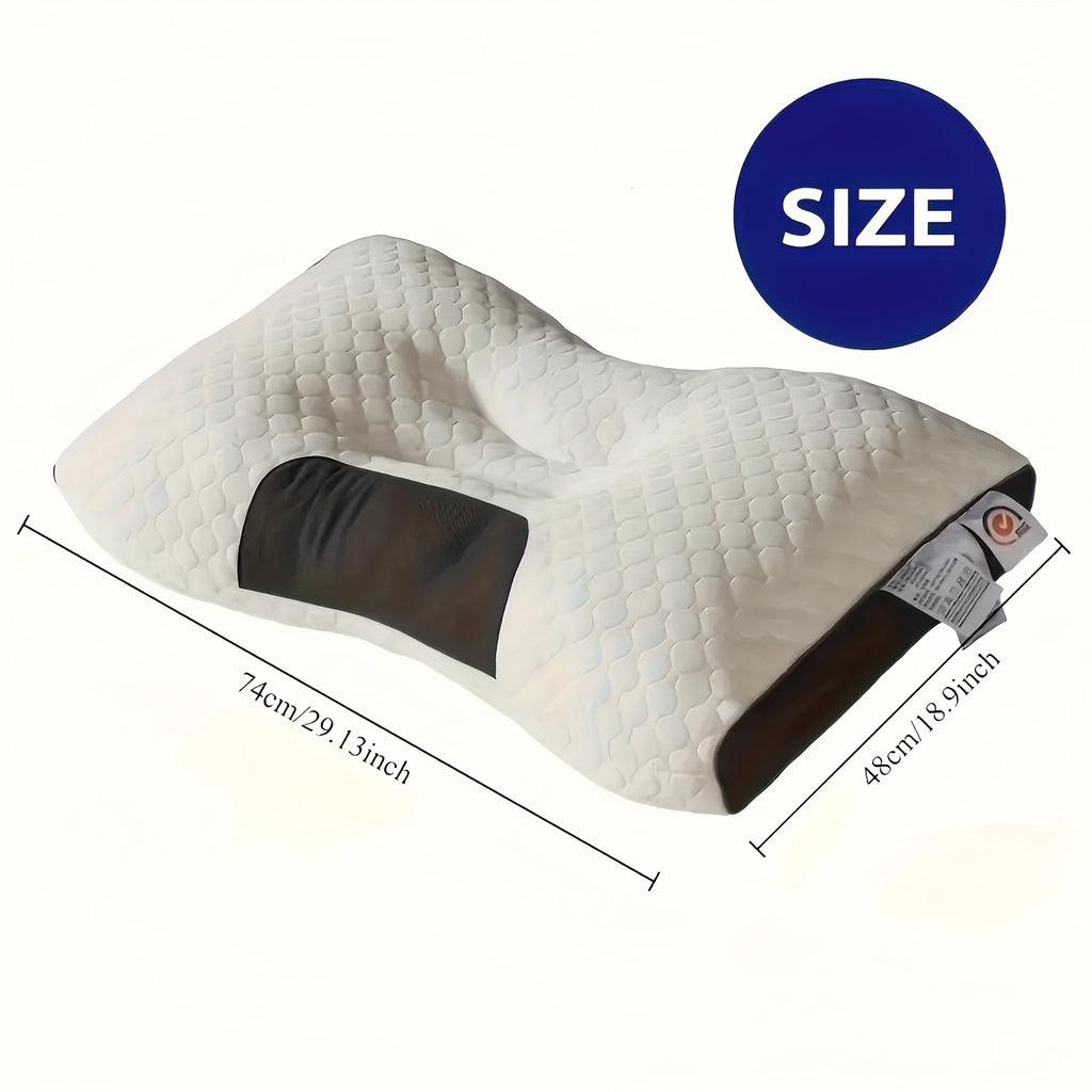 Adjustable Ergonomic Bed Pillows 2-Pack or 4-Pack - Soft Neck Support, Removable Washable Pillow Core, No-Collapse Deep Sleep Pillow Set for Couples Home Bedroom