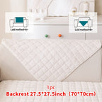 Short Plush Sofa Cover Soft Thick Pet Friendly All Season Sofa Protector Machine Washable for 1 2 3 4 Seater Living Room Bedroom Office Winter